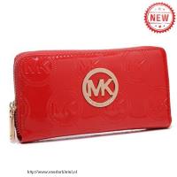 michael kors jet set continental logo groot rood portefeuilles Handtassen Kopen ndz67598